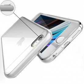 Husa protectie iPhone 7 / 8, Fully PC & Glass 360° (fata + spate), transparenta, ultra slim, Premium Quality - Img 4