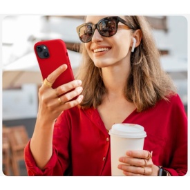 husa iphone 15 plus rosie si catifea planetphone