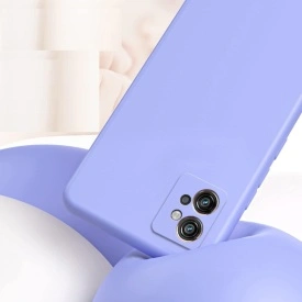 Husa protectie pentru Motorola Moto G32, slim, silicon Mov cu interior din microfibra, protectie camera, protectie ecran - Img 3