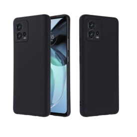 Husa protectie pentru Motorola Moto G84, slim, silicon Negru cu interior din microfibra, protectie camera, protectie ecran - Img 2