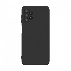 Husa protectie Samsung A13 4G, ultra slim, silicon Negru, cu interior de catifea, protectie camera