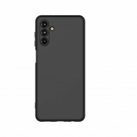 Husa protectie Samsung A34, ultra slim, silicon Negru, cu interior de catifea, protectie camera