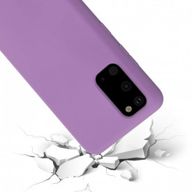 Husa protectie Samsung Galaxy S20 FE, ultra slim, silicon Mov, cu interior de catifea, protectie camera - Img 3