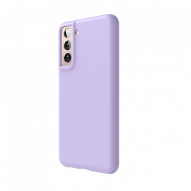 Husa protectie Samsung Galaxy S21, ultra slim, silicon Mov, cu interior de catifea, protectie camera
