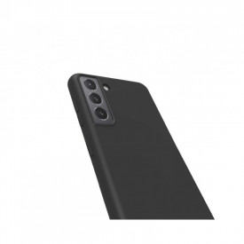 husa silicon samsung s22 negru cu catifea planetphone 