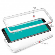 husa samsung a20e silicon 360 fata spate transparenta