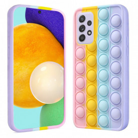husa antistres multicolor pop up roz SAMSUNG A72 planetphone  