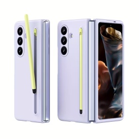 Husă Samsung Z Fold 7 Mov cu S Pen Inclus – Protecție Telefon, Suport Stylus, Design Slim