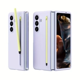 Husă Samsung Z Fold 7 Mov cu S Pen Inclus – Protecție Telefon, Suport Stylus, Design Slim