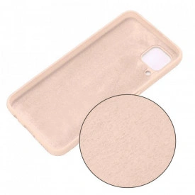 husa silicon catifea roz pal samsung galaxy A12 planetphone