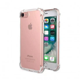 Husa slim transparenta Apple iPhone 7/8 antisoc, colturi intarite, silicon antialunecare