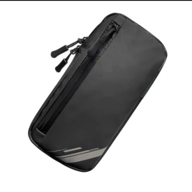 Husa telefon sport pentru fitness, alergat, sala, bicicleta, Arm Band, Universala, compatibila Samsung, iPhone, Huawei, Xiaomi, Oppo, impermeabila, BLACK - Img 3