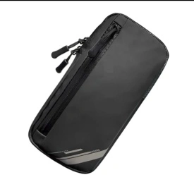Husa telefon sport pentru fitness, alergat, sala, bicicleta, Arm Band, Universala, compatibila Samsung, iPhone, Huawei, Xiaomi, Oppo, impermeabila, BLACK - Img 3