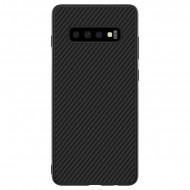 Husa ultra slim Samsung Galaxy S10, Carbon Look