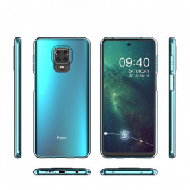 Husa Xiaomi Redmi Note 9 Pro / Note 9s / Note 9 Pro Max din silicon transparent moale, protectie camera, antisoc 2mm - Img 5