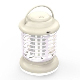 Lampa Camping, XO (YH10) - lampa reîncărcabilă anti-țânțari, cu conectare USB și baterie de 1200mAh, OFF WHITE