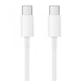 Cablu de Incarcare si Sincronizare USB Type-C la USB Type-C, Tip C, Bulk, 100 cm, Universal, Alb