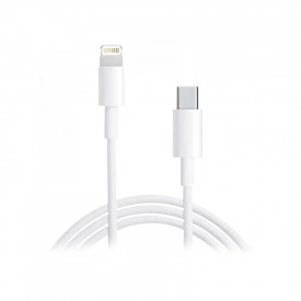 Cablu pentru iPhone 12, 12 Pro, 12 Pro Max, 13, 13 Pro, 13 Pro Max, 14, 14 Pro cu mufa lightning si Tip C , alb