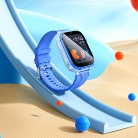 Ceas SmartWatch, pentru copii, Hoco (Y101 4G) - BT 5.0, Multifunction + telefon, NanoSIM, 680mAh, Multilanguage, BLUE - Img 3