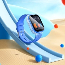 Ceas SmartWatch, pentru copii, Hoco (Y101 4G) - BT 5.0, Multifunction + telefon, NanoSIM, 680mAh, Multilanguage, BLUE - Img 3