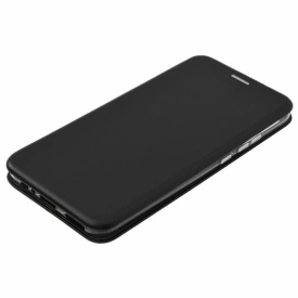 Husa compatibila cu Xiaomi Redmi 13C din piele ecologica, flip cover tip carte cu suport carduri, stand pentru video, Negru - Img 3