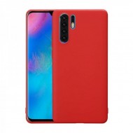 Husa Huawei P30 Pro, ultra slim silicon Rosu