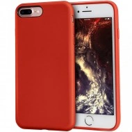 Husa iPhone 7 Plus, ultra slim silicon Rosu