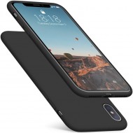 Husa iPhone X, iPhone 10 ultra slim silicon Negru