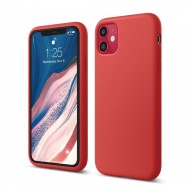 Husa iPhone XI, iPhone 11 ultra slim silicon Rosu