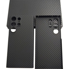 Husa protectie din Kevlar pentru Samsung Galaxy S24 ultra, din Fibra de Carbon