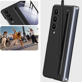 husa z fold 3  cu pen neagra din plastic planetphone