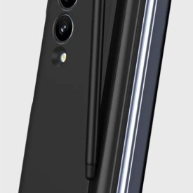husa samsung z fold 4 cu s pen neagra mat planetphone