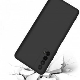 husa negru huawei p smart 2021 silicon so catifea planetphone