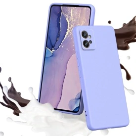 Husa protectie pentru Motorola Moto G32, slim, silicon Mov cu interior din microfibra, protectie camera, protectie ecran - Img 4