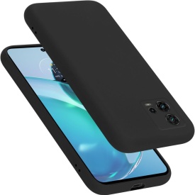 Husa protectie pentru Motorola Moto G84, slim, silicon Negru cu interior din microfibra, protectie camera, protectie ecran - Img 3