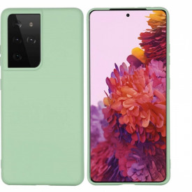 husa samsung s20 ultra verde silicon catifea 