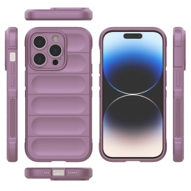 Husa protectie Wave style, compatibila cu iPhone 16 Pro Max, antisoc, silicon Mov, interior din microfibra, anti-alunecare, protectie camera, protectie ecran - Img 3