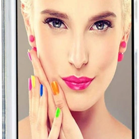 Husa Samsung Galaxy A12, cu Apa si Sclipici, Lichid si Glitter, Fashion, protectie camera, Argintiu - Img 3