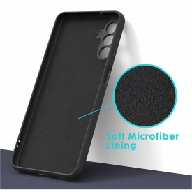 husa samsung a17 neagra din silicon 
