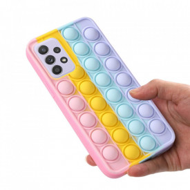 husa antistres multicolor pop up roz SAMSUNG A72 planetphone  