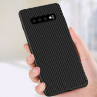 Husa silicon samsung s10 plus carbon negru