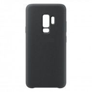 Husa Samsung Galaxy S9 Plus silicon+microfibra negru