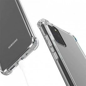 HUSA SILICON TRANSPARENT antisoc colturi SAMSUNG S20 PLANETPHONE 