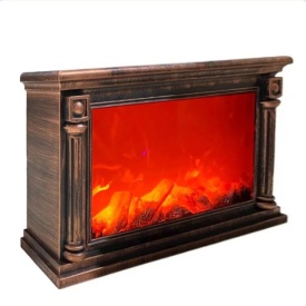 semineu decorativ electric cu flacari ieftin