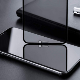 folie din sticla iphone 11 privacy, protectie display