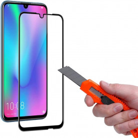 Folie sticla Huawei P Smart 2019, cu lipici pe tot ecranul, full cover, full glue, case friendly - Img 4
