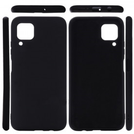 Husa Huawei P40 Lite, ultra slim, silicon Negru, cu interior de catifea, protectie camera - Img 4