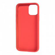 Husa iPhone 11 Pro Max, ultra slim silicon si microfibra Rosu - Img 2