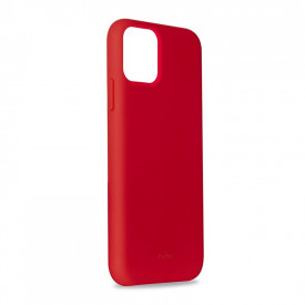 Husa iPhone 11 Pro, ultra slim silicon si microfibra, Rosie - Img 3