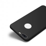 Husa iPhone 7 Plus ultra slim silicon, Negru - Img 2